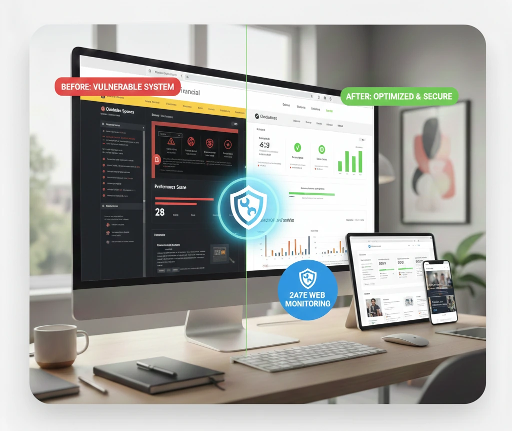 We keep your website updated, secure, and running smoothly so you can focus on your business instead of technical issues.